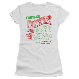 Teenage Mutant Ninja Turtles Turtles Pizza - Juniors T-Shirt Juniors T-Shirt Teenage Mutant Ninja Turtles   