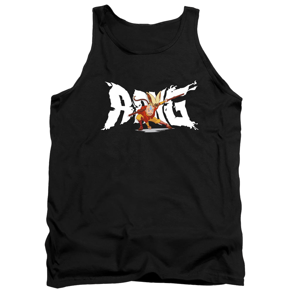 Avatar The Last Airbender Aang And Momo - Men's Tank Top Men's Tank Avatar The Last Airbender   