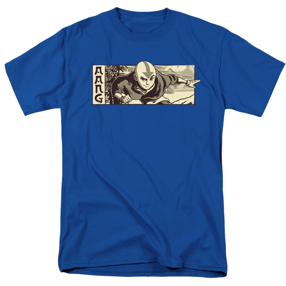 Avatar The Last Airbender Illustrated Aang - Men's Regular Fit T-Shirt Men's Regular Fit T-Shirt Avatar The Last Airbender   