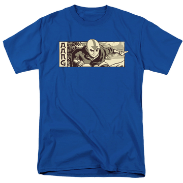 Avatar The Last Airbender Illustrated Aang - Men's Regular Fit T-Shirt Men's Regular Fit T-Shirt Avatar The Last Airbender   