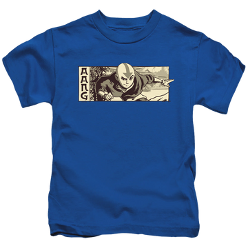 Avatar The Last Airbender Illustrated Aang - Kid's T-Shirt Kid's T-Shirt (Ages 4-7) Avatar The Last Airbender   
