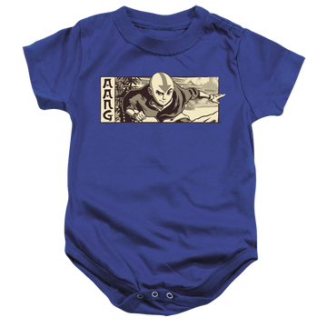 Avatar The Last Airbender Illustrated Aang - Baby Bodysuit Baby Bodysuit Avatar The Last Airbender   