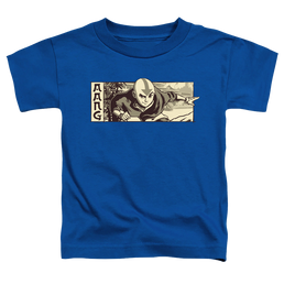 Avatar The Last Airbender Illustrated Aang - Toddler T-Shirt Toddler T-Shirt Avatar The Last Airbender   