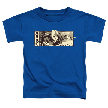 Avatar The Last Airbender Illustrated Aang - Toddler T-Shirt Toddler T-Shirt Avatar The Last Airbender   