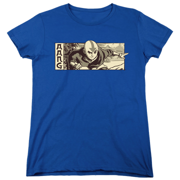 Avatar The Last Airbender Illustrated Aang - Women's T-Shirt Women's T-Shirt Avatar The Last Airbender   