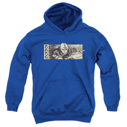 Avatar The Last Airbender Illustrated Aang - Youth Hoodie Youth Hoodie (Ages 8-12) Avatar The Last Airbender   