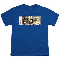 Avatar The Last Airbender Illustrated Aang - Youth T-Shirt Youth T-Shirt (Ages 8-12) Avatar The Last Airbender   