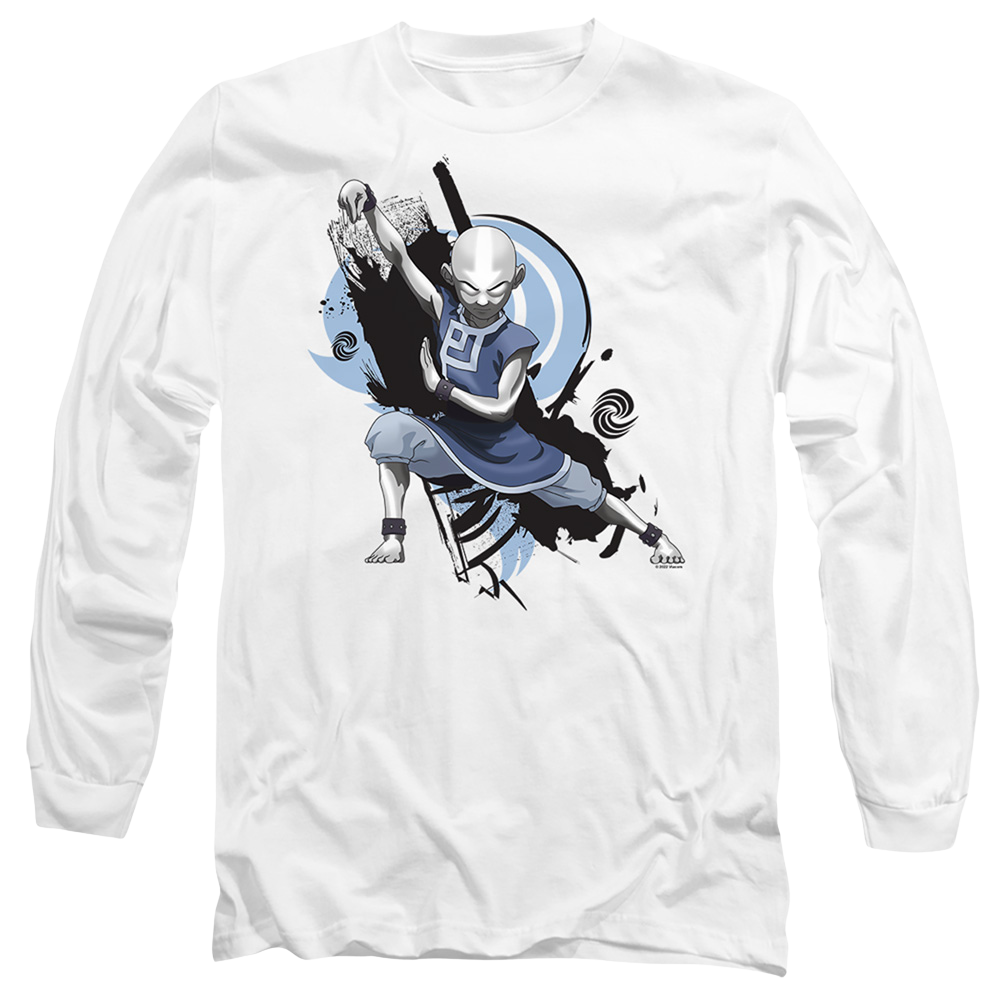 Avatar The Last Airbender Energybending Aang - Men's Long Sleeve T-Shirt Men's Long Sleeve T-Shirt Avatar The Last Airbender   