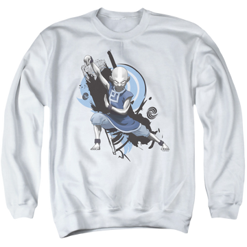 Avatar The Last Airbender Energybending Aang - Men's Crewneck Sweatshirt Men's Crewneck Sweatshirt Avatar The Last Airbender   