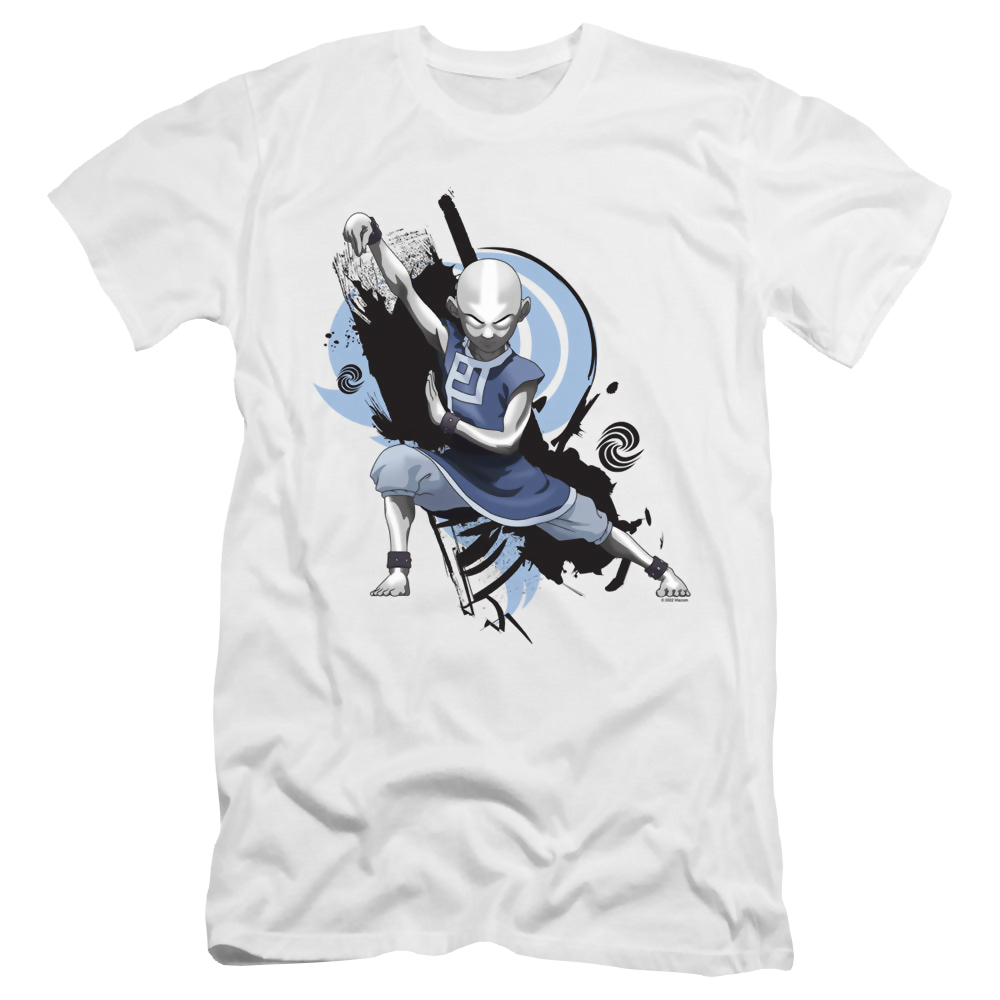 Avatar The Last Airbender Energybending Aang - Men's Premium Slim Fit T-Shirt Men's Premium Slim Fit T-Shirt Avatar The Last Airbender   