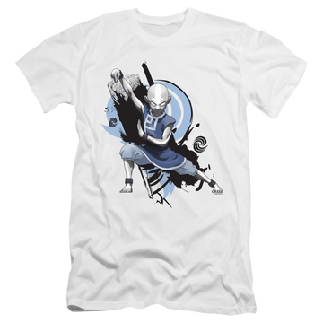 Avatar The Last Airbender Energybending Aang - Men's Premium Slim Fit T-Shirt Men's Premium Slim Fit T-Shirt Avatar The Last Airbender   