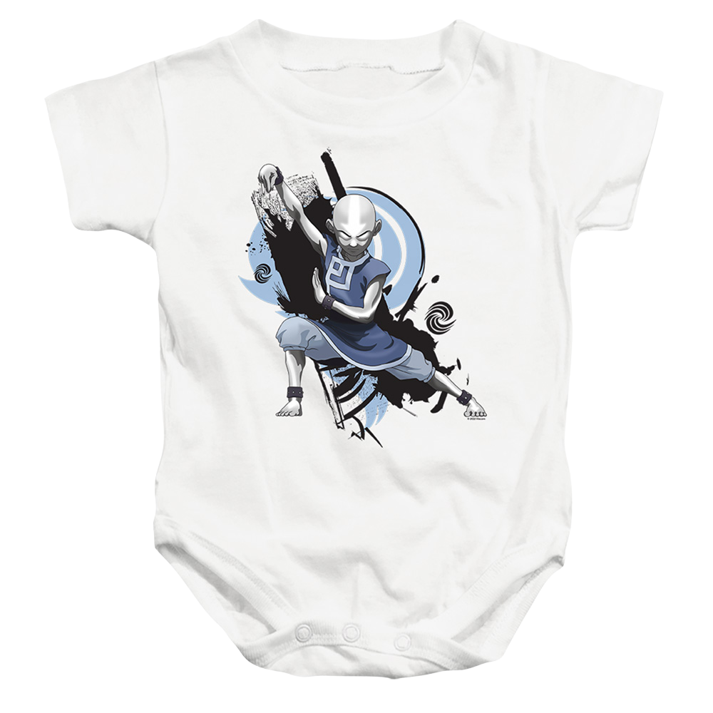 Avatar The Last Airbender Energybending Aang - Baby Bodysuit Baby Bodysuit Avatar The Last Airbender   