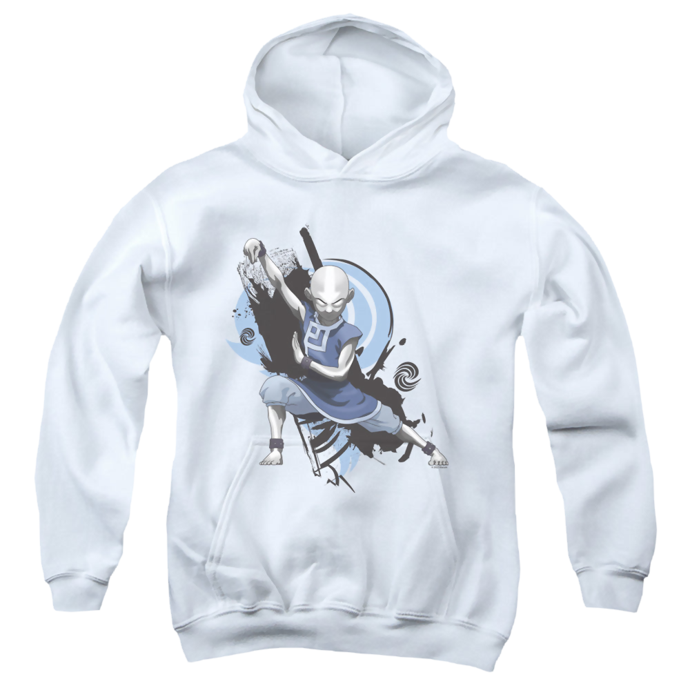 Avatar The Last Airbender Energybending Aang - Youth Hoodie Youth Hoodie (Ages 8-12) Avatar The Last Airbender   