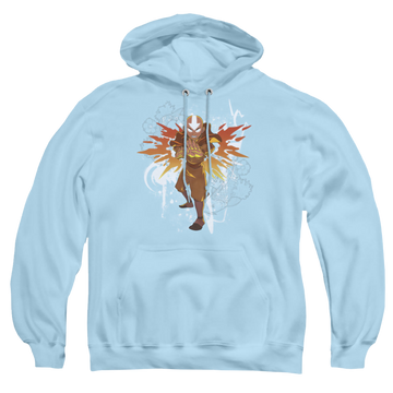 Avatar The Last Airbender Flower And Fish Aang - Pullover Hoodie Pullover Hoodie Avatar The Last Airbender   