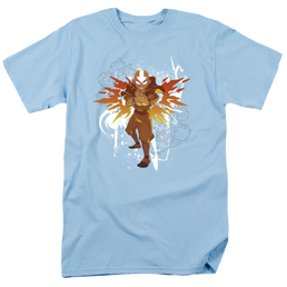 Avatar The Last Airbender Flower And Fish Aang - Men's Regular Fit T-Shirt Men's Regular Fit T-Shirt Avatar The Last Airbender   