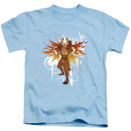Avatar The Last Airbender Flower And Fish Aang - Kid's T-Shirt Kid's T-Shirt (Ages 4-7) Avatar The Last Airbender   
