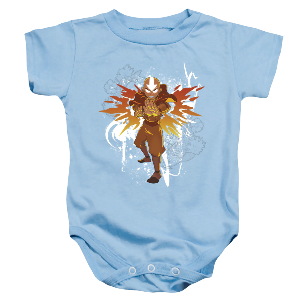 Avatar The Last Airbender Flower And Fish Aang - Baby Bodysuit Baby Bodysuit Avatar The Last Airbender   