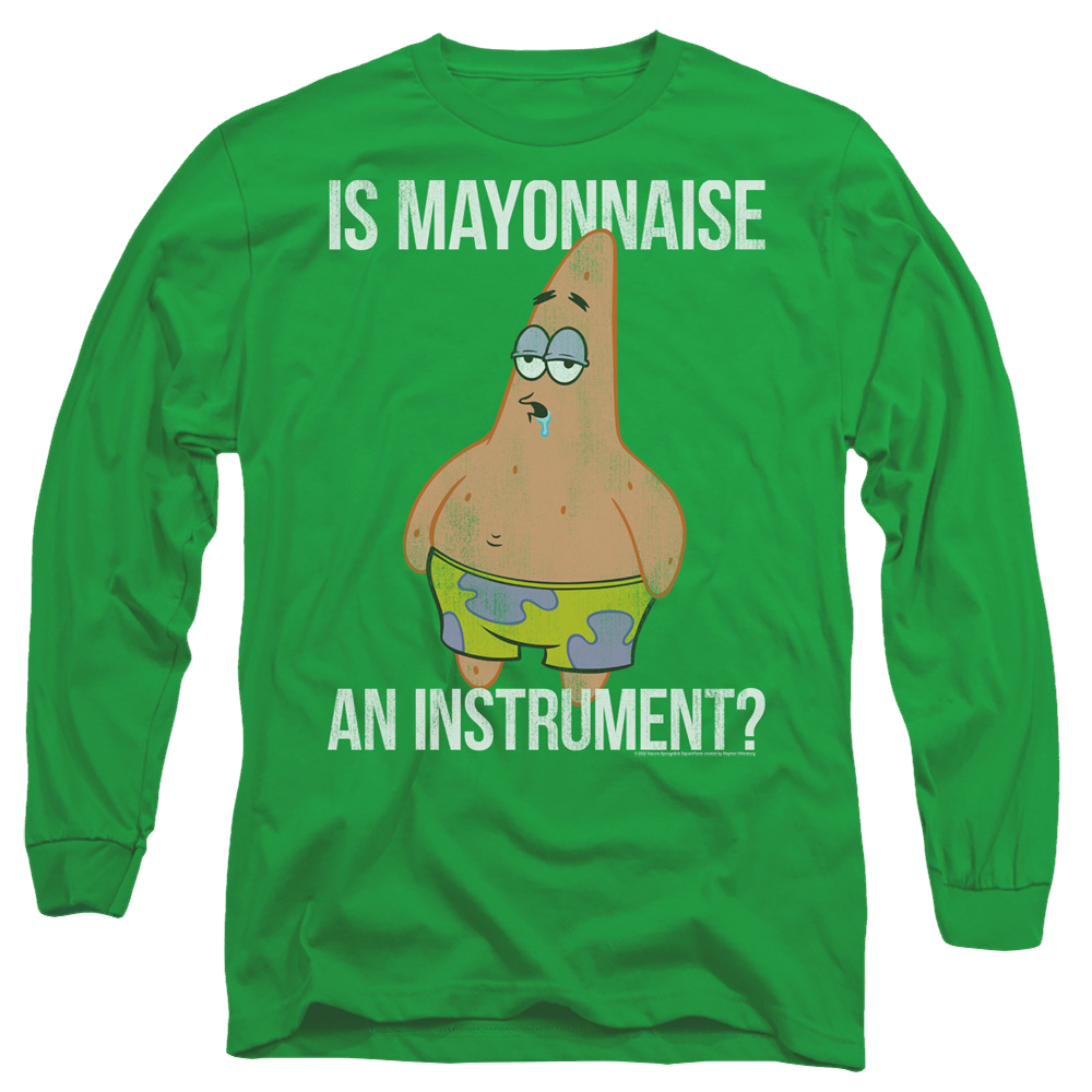 SpongeBob SquarePants Mayonnaise Instrument - Men's Long Sleeve T-Shirt Men's Long Sleeve T-Shirt SpongeBob SquarePants   