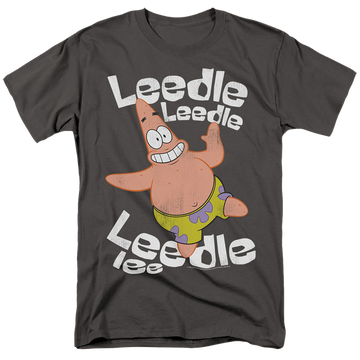 Charcoal men's regular fit t-shirt with SpongeBob SquarePants Singing Patrick graphic