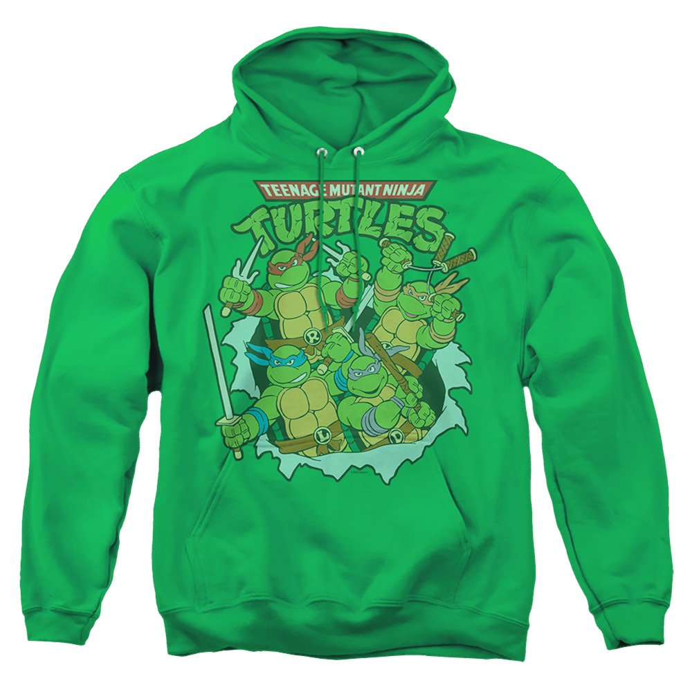 Teenage Mutant Ninja Turtles Retro Group - Pullover Hoodie Pullover Hoodie Teenage Mutant Ninja Turtles   