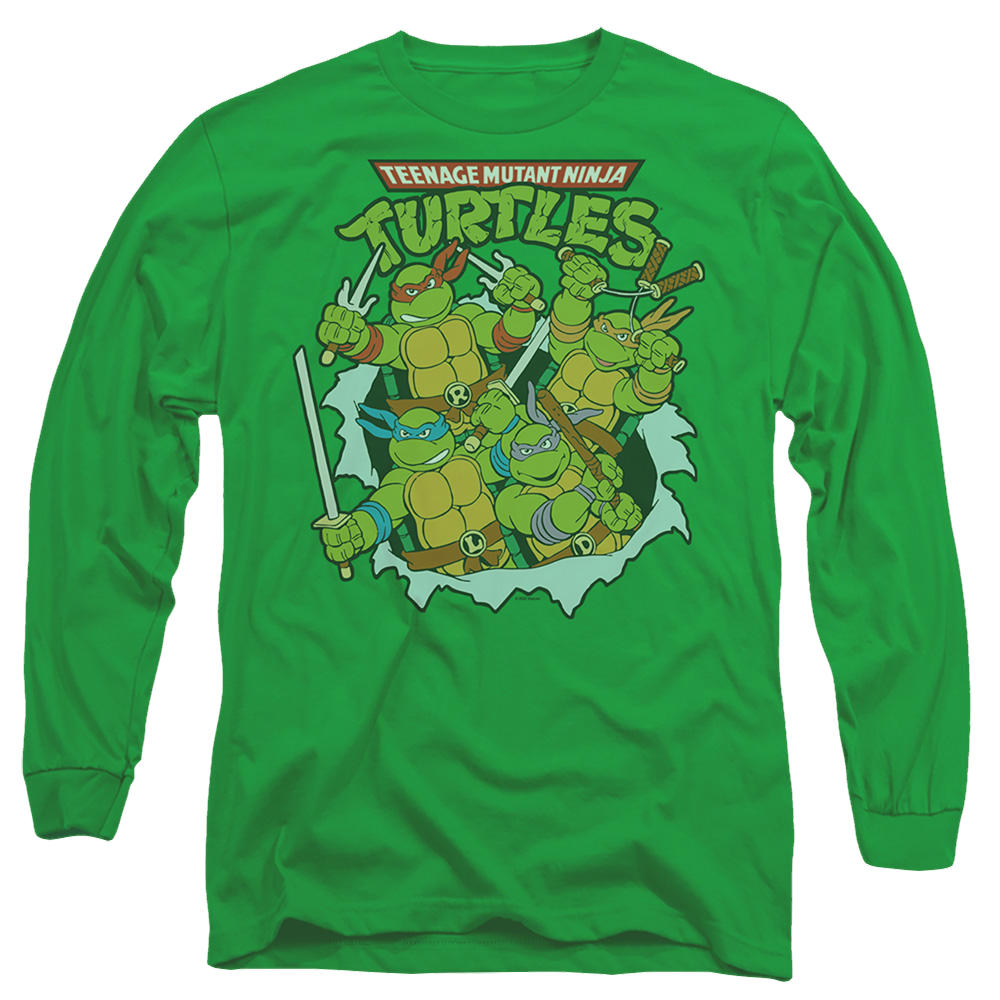 Teenage Mutant Ninja Turtles Retro Group - Men's Long Sleeve T-Shirt Men's Long Sleeve T-Shirt Teenage Mutant Ninja Turtles   