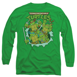 Teenage Mutant Ninja Turtles Retro Group - Men's Long Sleeve T-Shirt Men's Long Sleeve T-Shirt Teenage Mutant Ninja Turtles   
