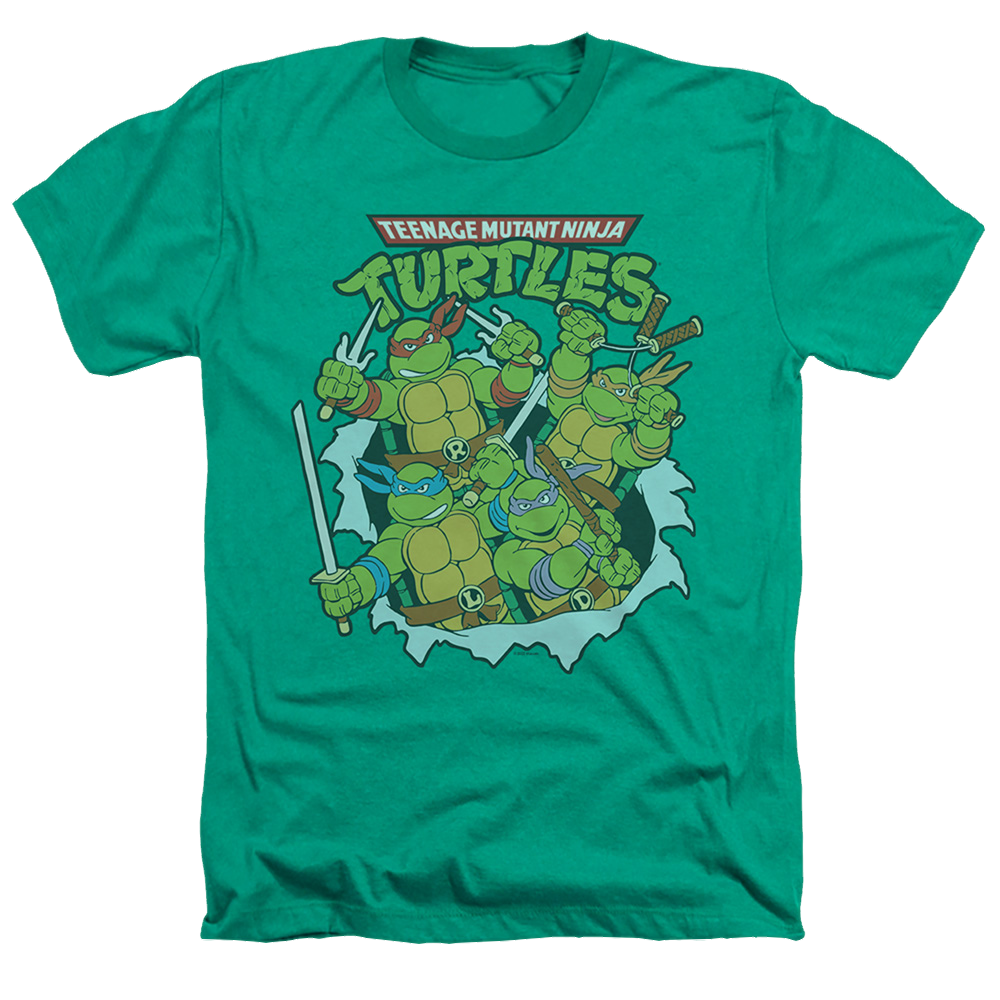 Teenage Mutant Ninja Turtles Retro Group - Men's Heather T-Shirt Men's Heather T-Shirt Teenage Mutant Ninja Turtles   