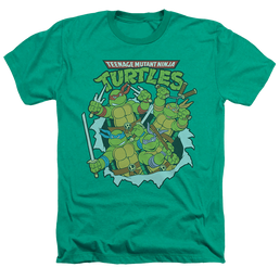 Teenage Mutant Ninja Turtles Retro Group - Men's Heather T-Shirt Men's Heather T-Shirt Teenage Mutant Ninja Turtles   