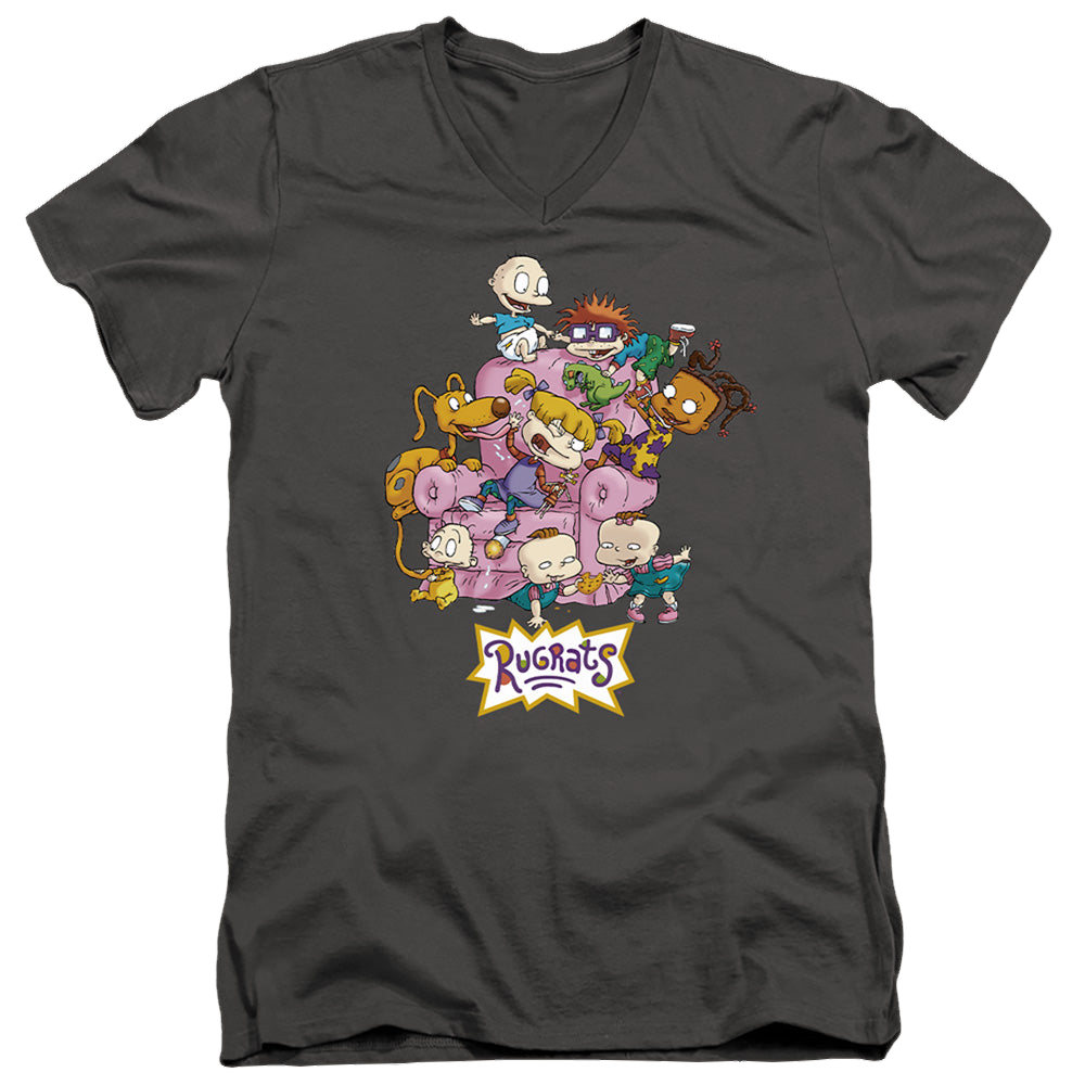 Rugrats Rugrats Chair - Men's V-Neck T-Shirt Men's V-Neck T-Shirt Rugrats   