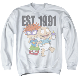 Rugrats Est 1991 - Men's Crewneck Sweatshirt Men's Crewneck Sweatshirt Rugrats   
