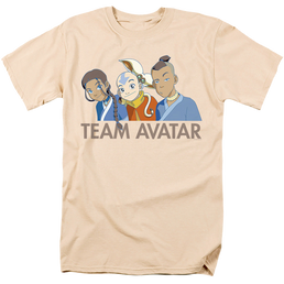 Avatar The Last Airbender Team Avatar Lineup - Men's Regular Fit T-Shirt Men's Regular Fit T-Shirt Avatar The Last Airbender   