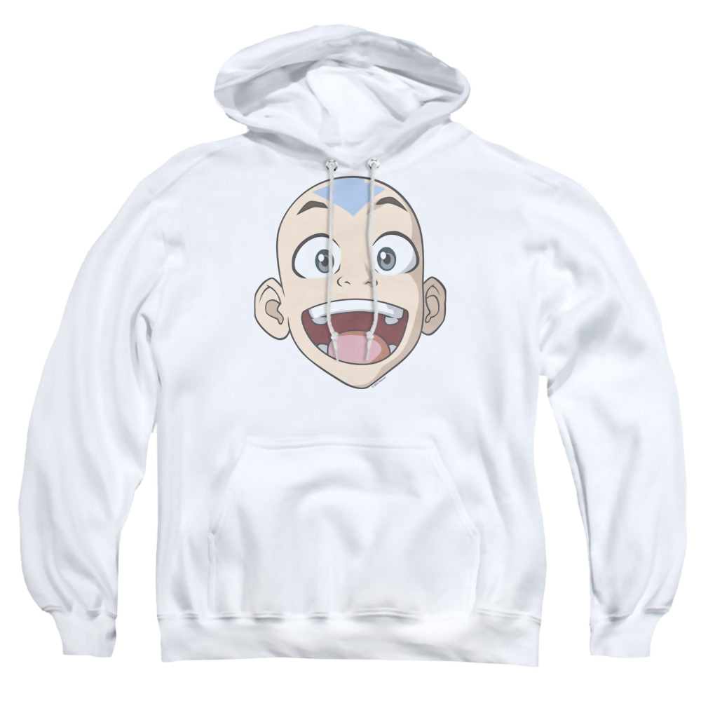 Avatar The Last Airbender Big Aang Face - Pullover Hoodie Pullover Hoodie Avatar The Last Airbender   