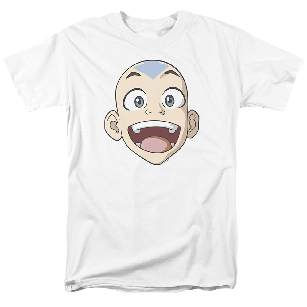 Avatar The Last Airbender Big Aang Face - Men's Regular Fit T-Shirt Men's Regular Fit T-Shirt Avatar The Last Airbender   
