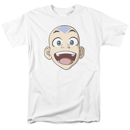 Avatar The Last Airbender Big Aang Face - Men's Regular Fit T-Shirt Men's Regular Fit T-Shirt Avatar The Last Airbender   