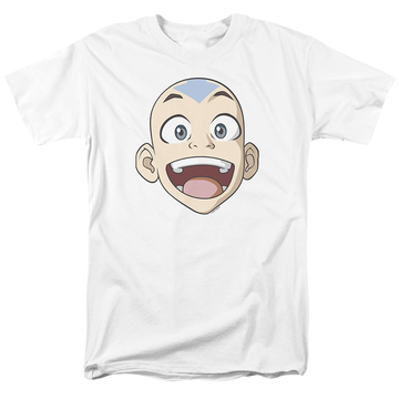Avatar The Last Airbender Big Aang Face - Men's Regular Fit T-Shirt Men's Regular Fit T-Shirt Avatar The Last Airbender   