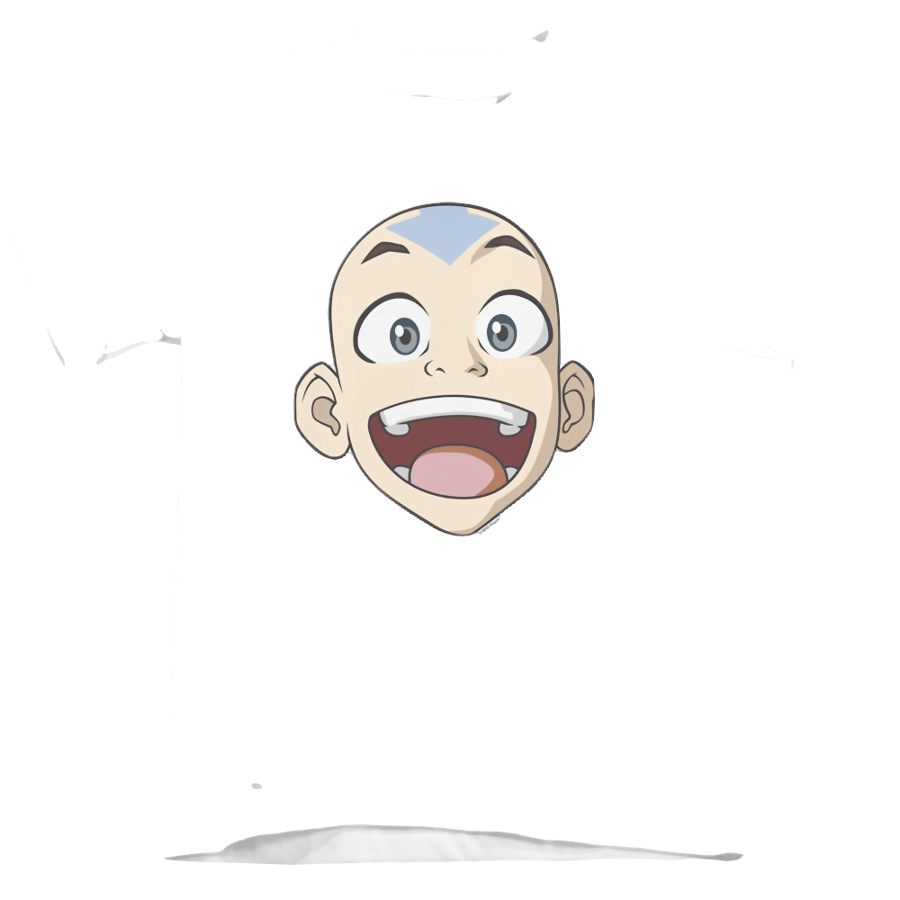 Avatar The Last Airbender Big Aang Face - Kid's T-Shirt Kid's T-Shirt (Ages 4-7) Avatar The Last Airbender   