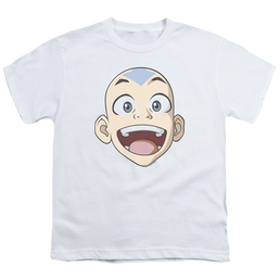 Avatar The Last Airbender Big Aang Face - Youth T-Shirt Youth T-Shirt (Ages 8-12) Avatar The Last Airbender   