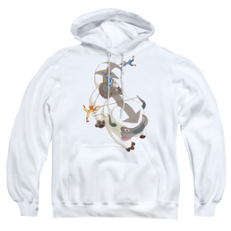 Avatar The Last Airbender Hang On Appa - Pullover Hoodie Pullover Hoodie Avatar The Last Airbender   