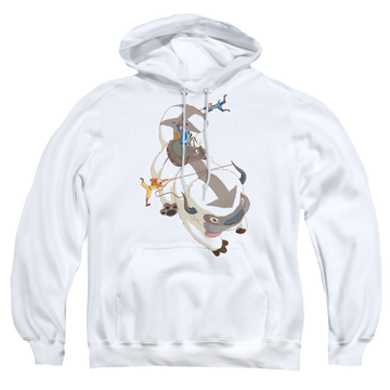 Avatar The Last Airbender Hang On Appa - Pullover Hoodie Pullover Hoodie Avatar The Last Airbender   
