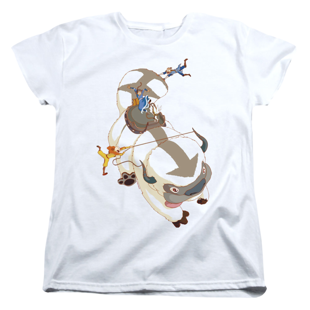 Avatar The Last Airbender Hang On Appa - Women's T-Shirt Women's T-Shirt Avatar The Last Airbender   