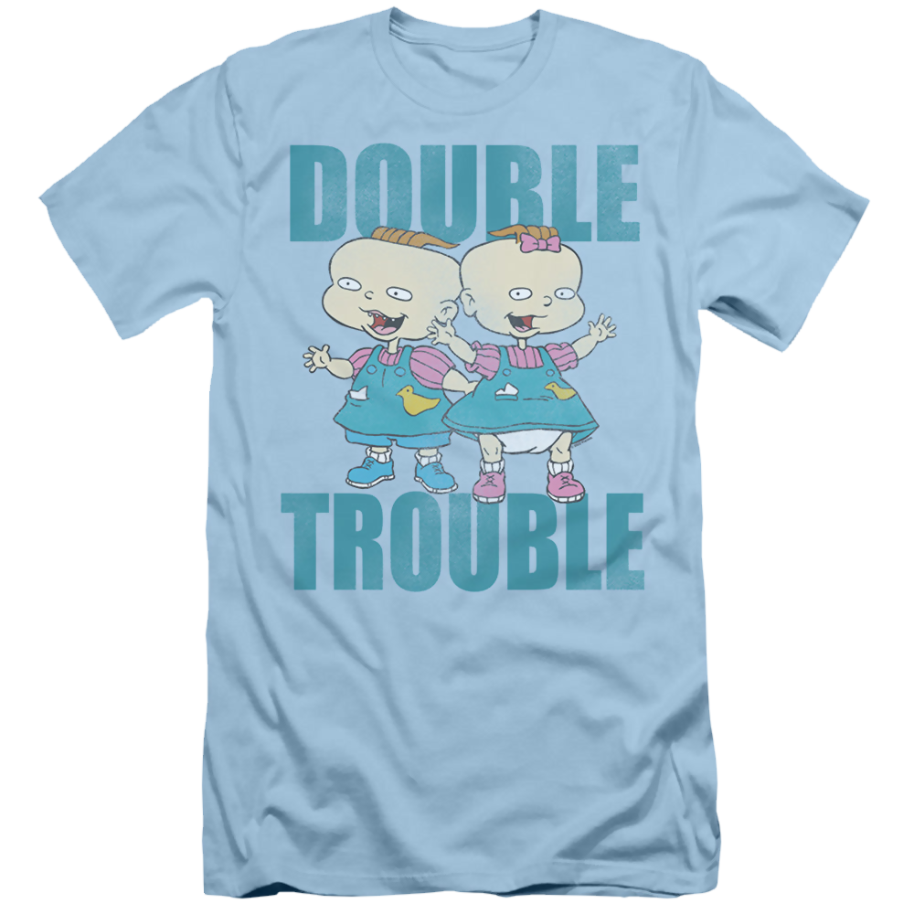 Rugrats Double Trouble - Men's Slim Fit T-Shirt Men's Slim Fit T-Shirt Rugrats   