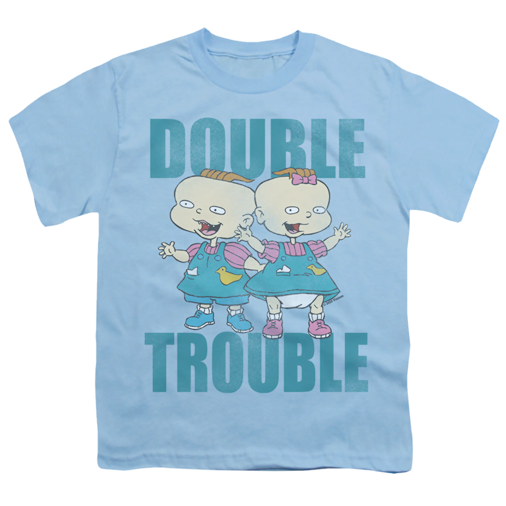 Rugrats Double Trouble - Youth T-Shirt Youth T-Shirt (Ages 8-12) Rugrats   