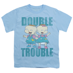 Rugrats Double Trouble - Youth T-Shirt Youth T-Shirt (Ages 8-12) Rugrats   