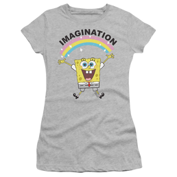 SpongeBob SquarePants Simple Imagination - Juniors T-Shirt Juniors T-Shirt SpongeBob SquarePants   