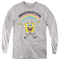 SpongeBob SquarePants Simple Imagination - Youth Long Sleeve T-Shirt Youth Long Sleeve T-Shirt SpongeBob SquarePants   
