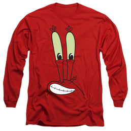 SpongeBob SquarePants Mr. Krabs Smile Face - Men's Long Sleeve T-Shirt Men's Long Sleeve T-Shirt SpongeBob SquarePants   