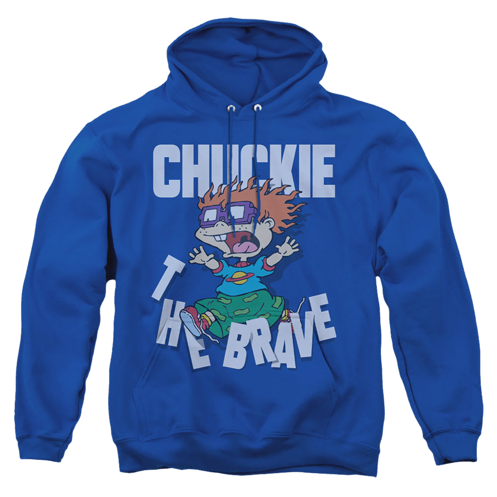 Rugrats Chuckie The Brave - Pullover Hoodie Pullover Hoodie Rugrats   