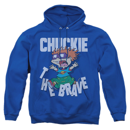 Rugrats Chuckie The Brave - Pullover Hoodie Pullover Hoodie Rugrats   