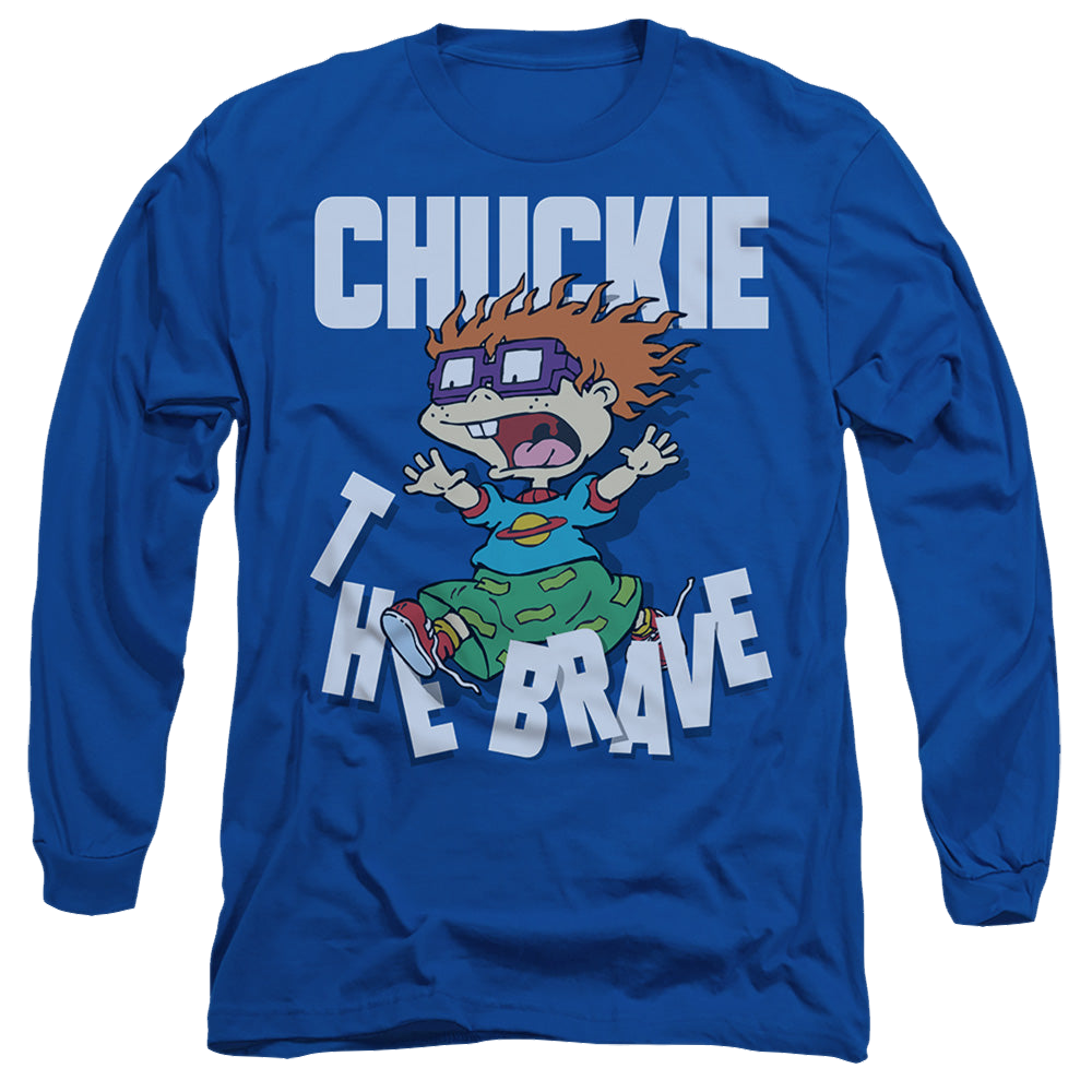 Rugrats Chuckie The Brave - Men's Long Sleeve T-Shirt Men's Long Sleeve T-Shirt Rugrats   