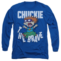 Rugrats Chuckie The Brave - Men's Long Sleeve T-Shirt Men's Long Sleeve T-Shirt Rugrats   